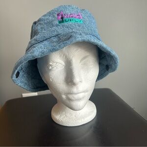 Quaid Burly Branded Vintage Denim Bucket Hat